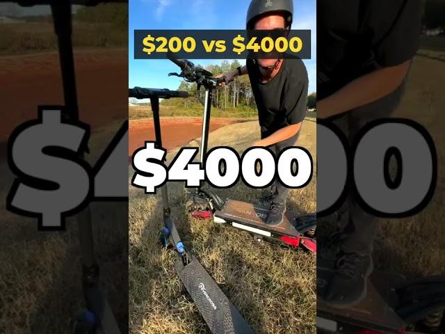 Steep Hill Climb! $200 vs $3,000 Electric Scooter