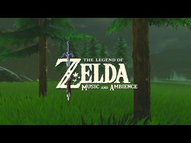 relaxing video game Zelda Music mix to while it's raining ambience