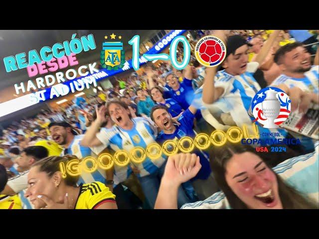 ARGENTINA vs COLOMBIA (1-0) Reacción al Partido desde HardRock Stadium | Copa America USA 2024