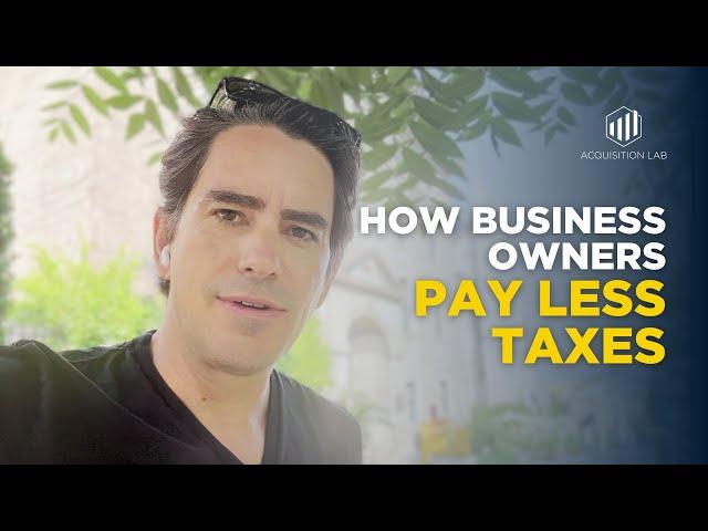 How Business Owners Pay Less Taxes