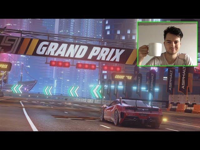 стрим Asphalt 9 Гранд Прікс Ferrari 488 GT3 EVO часть 2