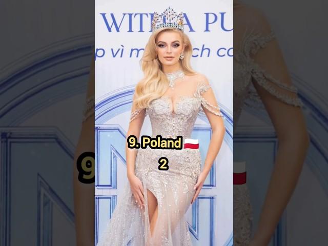 Top 10 Countries With Most Miss World Winners  #shorts #youtubeshorts #ytshorts