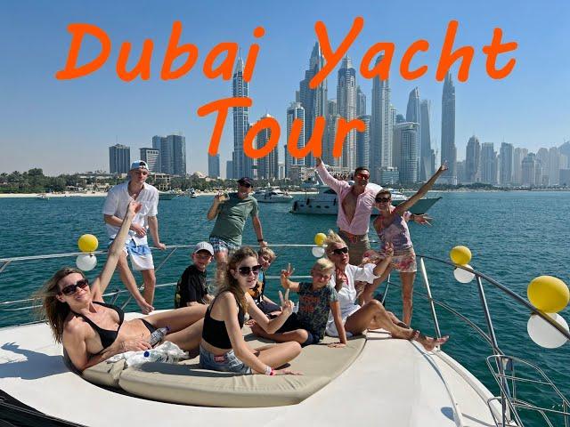 Ultimative Luxus Yacht Tour in Dubai  Sunkissed Family erkundet das Paradies auf dem Wasser!