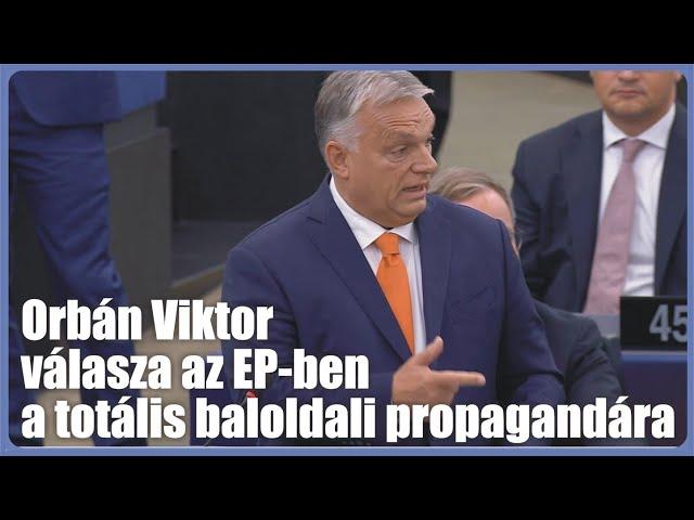 Orbán Viktor: Önök akarnak minket kioktatni demokráciából? - 2024.10.09