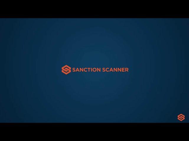 Sanction Scanner ile Tanışın