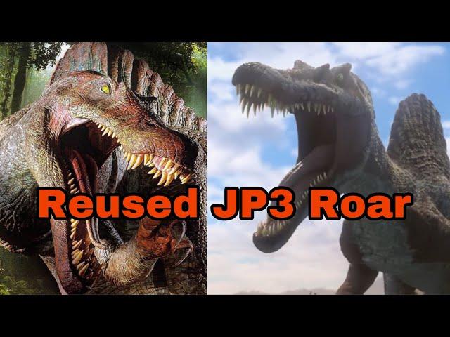 Original JP3 Spinosaurus roar reuse (season 4)