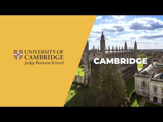 University of Cambridge, Judge Business School's MBA programs