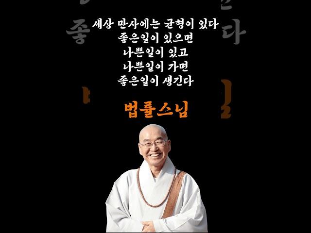법률스님의 지혜로운 명언 #쇼츠 #shorts