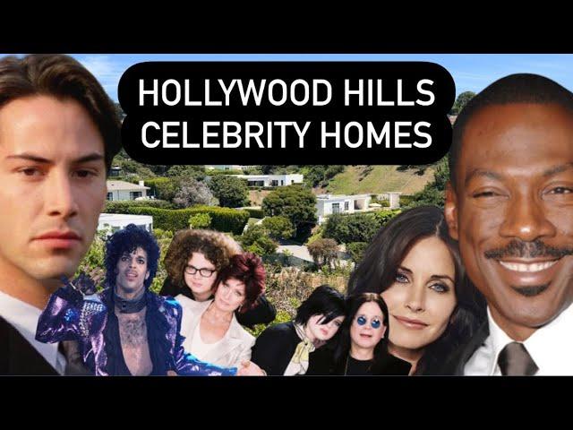 HOLLYWOOD HILLS CELEBRITY HOMES TOUR - Eddie Murphy, Leo, Keanu, Prince, and Many More