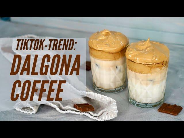 Tik Tok Trend up close: Dalgona Coffee - the foamiest coffee in the world