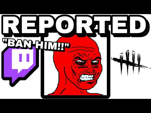 This SALTY DBD Streamer MASS REPORTED Me!?