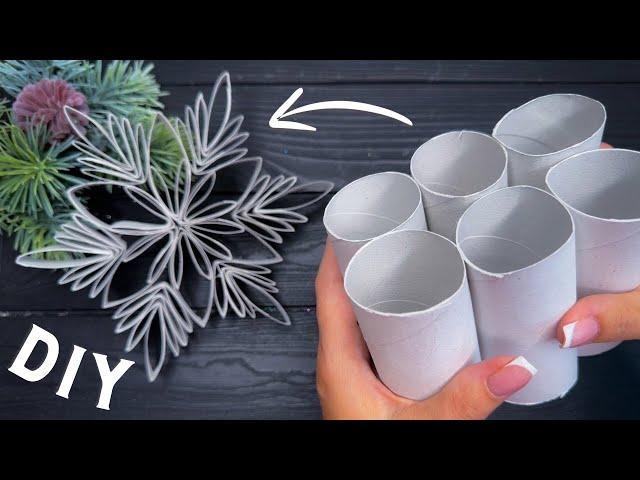 Easy Paper Snowflake Tutorial Toilet Paper Roll Winter Ornaments