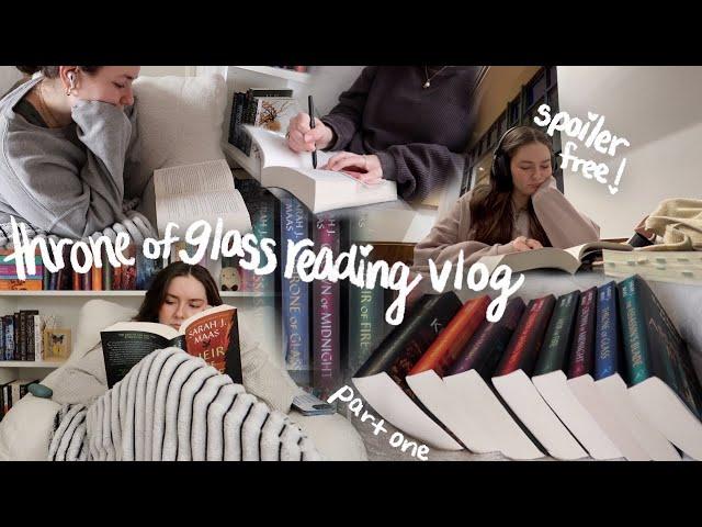 throne of glass reading vlog pt1️‍*spoiler free reading vlog*