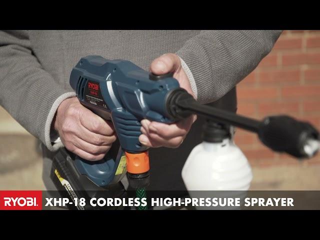 RYOBI XHP-18 High Pressure Cordless Sprayer.