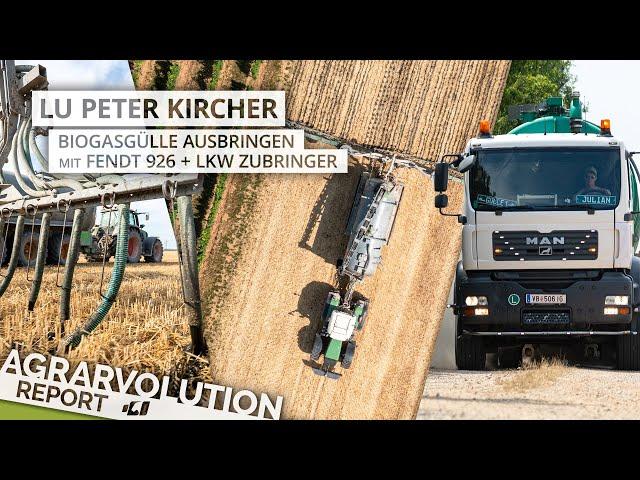 Biogasgülle ausbringen wo andere Urlaub machen | LU Peter Kircher | Agrarvolution Report