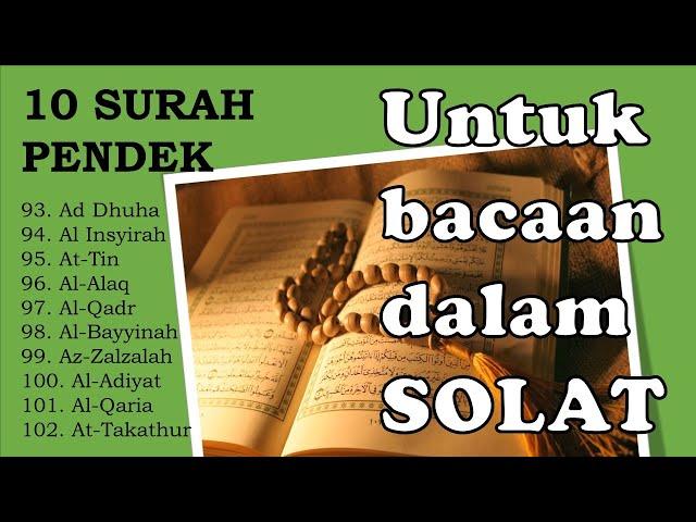 10 surahs for prayer