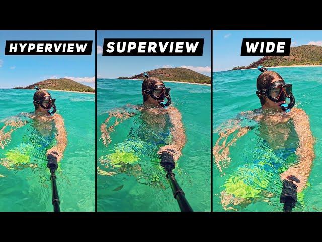 GoPro HERO11 HyperView / SuperView / Wide Comparison - GoPro Tip 707 | MicBergsma