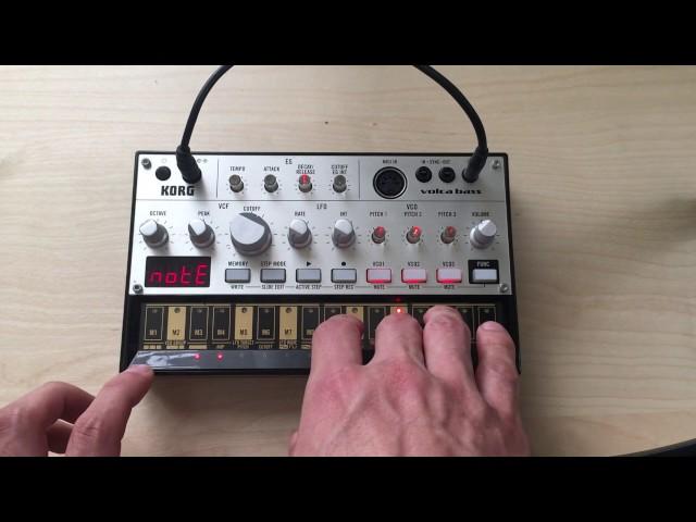 Korg Volca Bass Demo Retro