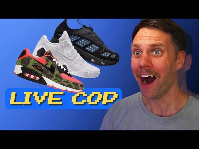 LIVE COP: Nike Air Max SNDR, Kobe 9 Low & Air Max 90 Duck Camo