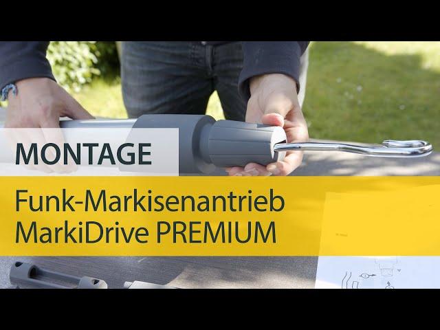 Montage Markisen-Antrieb MarkiDrive PREMIUM von Schellenberg