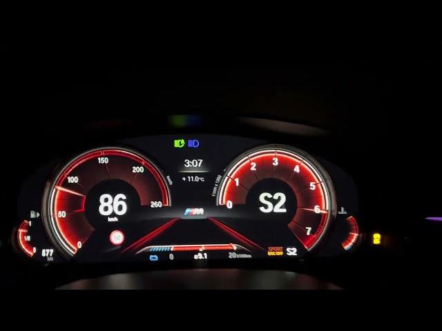 BMW G31 540i x-Drive 0-150km/h