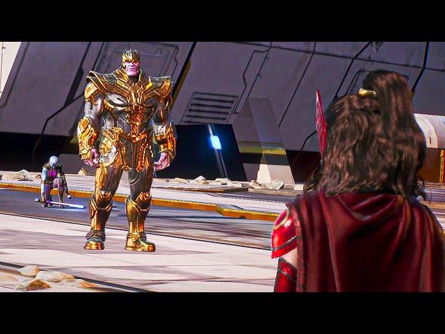 Scarlet Witch Vs Thanos - MARVEL Future Revolution