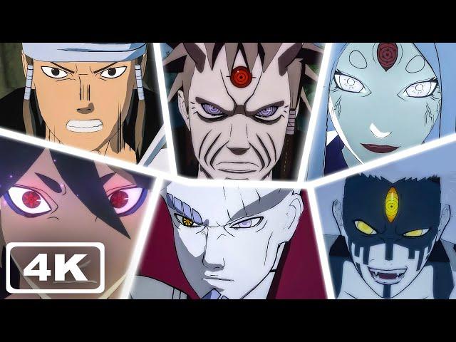 All Otsutsuki Clan Ultimate Jutsus & Transformations (4K 60fps) - Naruto Storm Connections