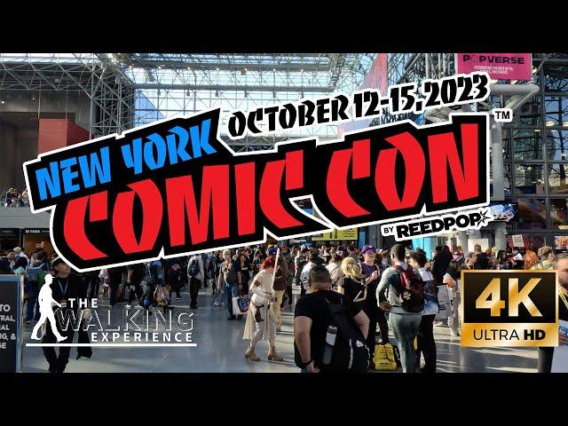 NYCC 2023: New York Comic Con Day One Complete Walking Tour at Jacob Javits Center in 4K