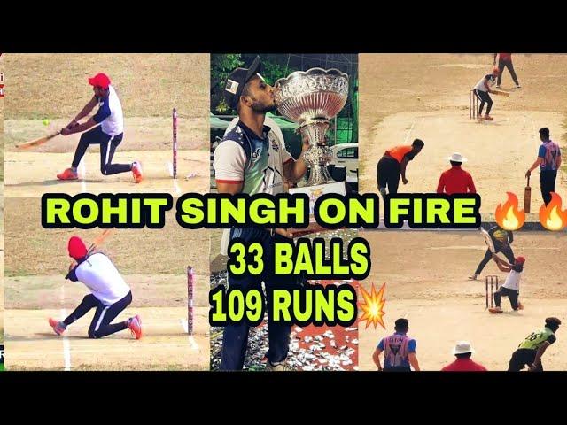 Rohit Singh batting... Great Knock score 109* #viral #reels #video #bengaltenniscricket #shorts