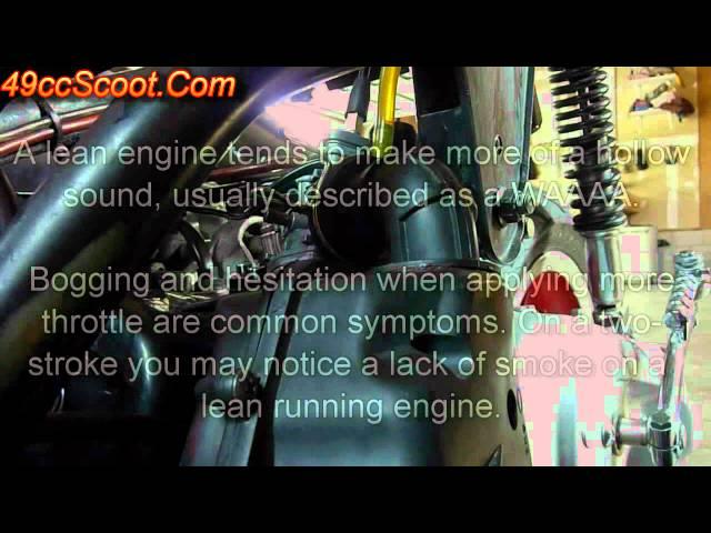 Scooter Carburetor Tuning : Listening For Rich And Lean Conditions (Carb)