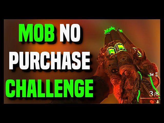 MOB OF THE DEAD: NO PURCHASE CHALLENGE (High Rounds Without Perks, Mystery Box, and Pack A Punch)