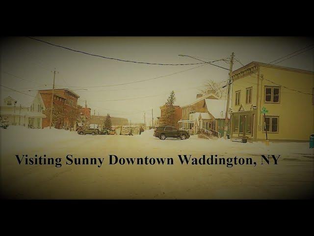 #visiting Sunny Downtown Waddington, NY #history #city #travel #culture #discovery