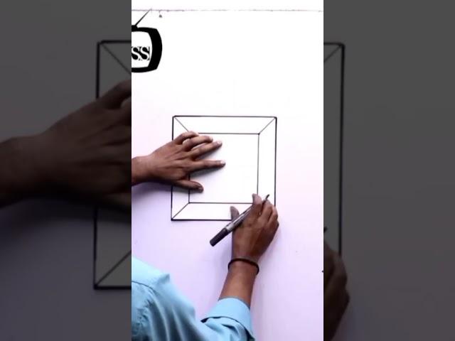 3D wall Art painting design | #wallart #art #painting #shorts #viral #shortvideo