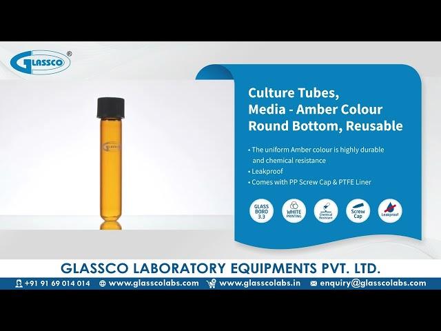 Laboratory Culture tubes | Glasscolabs | Lab Glassware