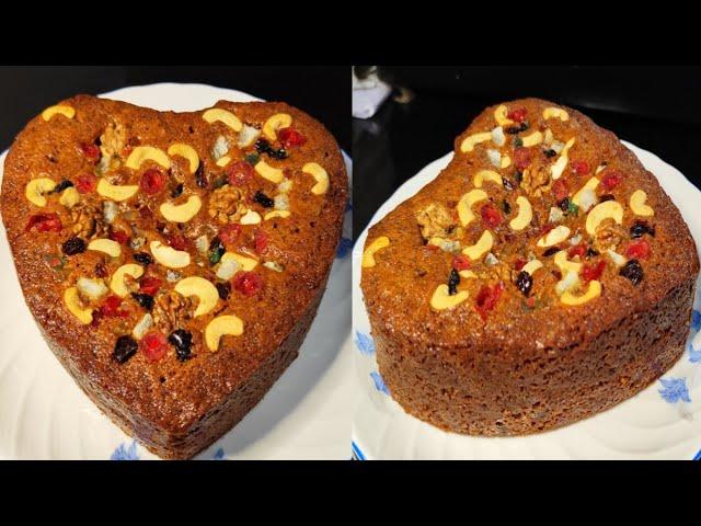 Christmas Special Plum Cake Recipe | Eggless Fruit Cake | Eggless Plum Cake