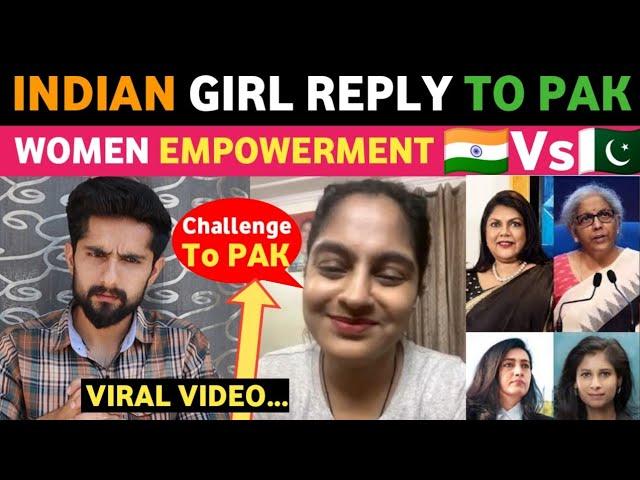 INDIAN GIRL REPLY TO PAKISTAN | GIRLS LIFE IN INDIA VS PAKISTAN | REAL ENTERTAINMENT TV VIRAL VIDEO