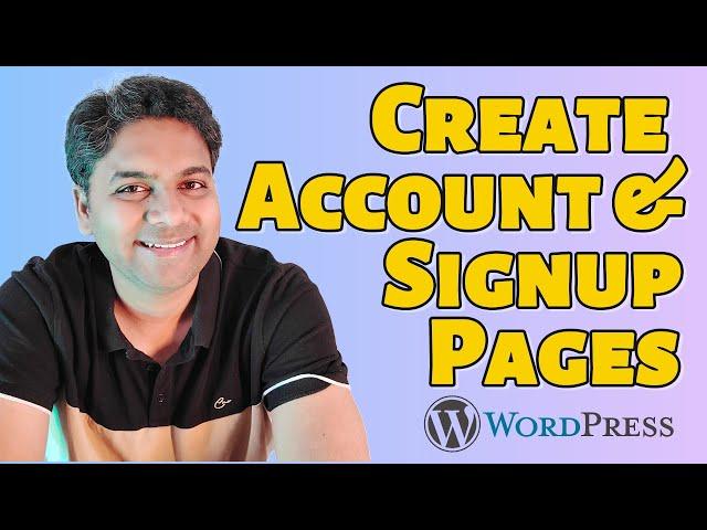 Create professional account signup page for wordpress website- User Registration & Membership plugin