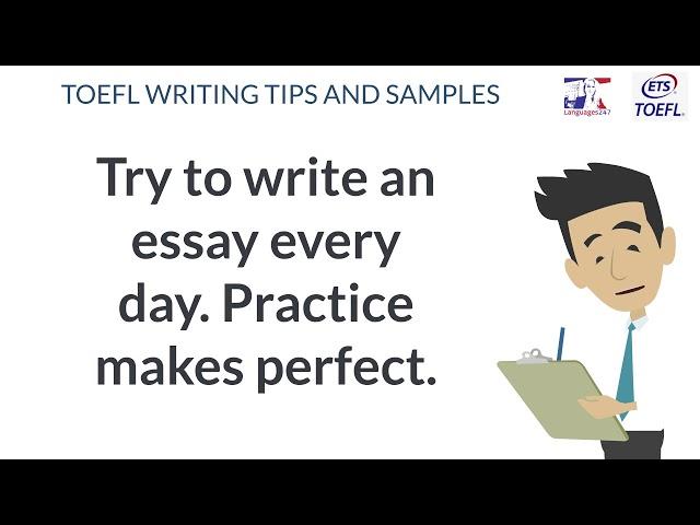 TOEFL WRITING TIPS AND SAMPLES 1