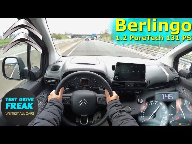 2023 Citroen Berlingo M PureTech 130 131 PS TOP SPEED AUTOBAHN DRIVE POV