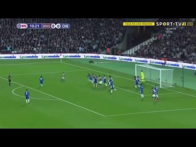 Cheikhou Kouyaté's Goal HD - West Ham United 1 - 0 Chelsea -  (EFL CUP)