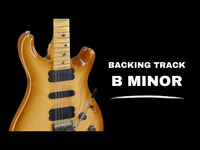 Smooth Melodic Guitar Backing Track Jam in B Minor | 86 bpm