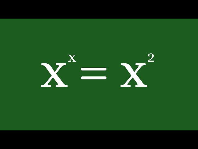 Only Geniuses Can Solve This | A Challenging Exponential Equation