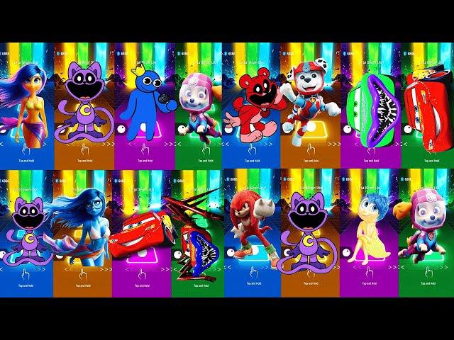 INSIDE OUT 2 VS Sonic VS Caine VS Pomni VS  Zoonomaly VS Roblox VS Siren Head  McQueen Tiles Hop 619