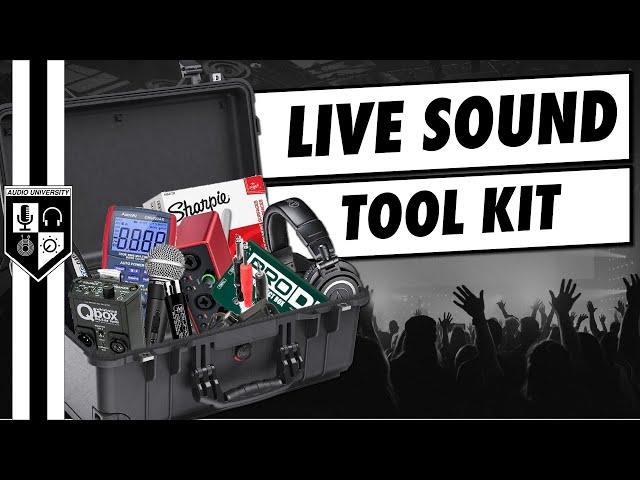 Tools For Audio Engineers | Live Sound Workbox Checklist