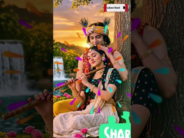 🪈 Murali bajaiyo a Gayo🫰 #krishna #radhradhe #shortsfeed #cute #ai #love #trending 🪈🫰🫶