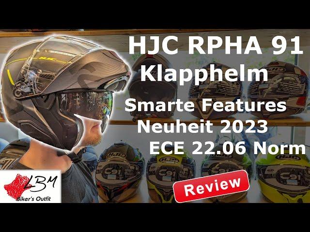 HJC RPHA 91 im Test: Klapphelm mit ausgeklügelten Features + ECE 22.06