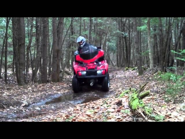 Having Fun On A Honda TRX 420