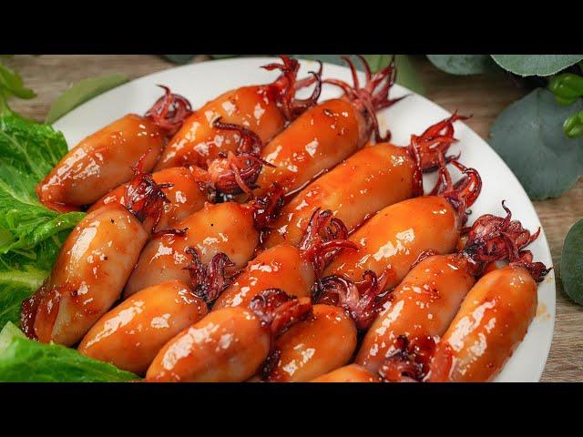 [ENG SUB] Mực chiên nước mắm ngon nức nở đẹp tuyệt chưa bao giờ làm mình thất vọng | Squid Recipe