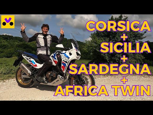 3 Islands Raid | Corsica Sardegna e Sicilia con le Honda Africa Twin