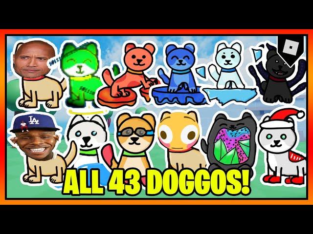 How to get ALL 43 BADGES + DOGGOS in FIND THE DOGGOS! || Roblox